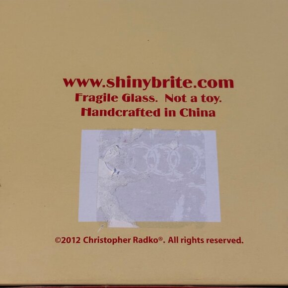Christopher Radko Shiny Brite Retro Ribbed Glass Ornaments Box Set 36 Multicolor - Picture 13 of 13